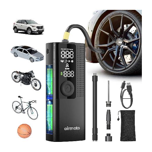 Air Compressor for Cars, Bikes and Bicycles